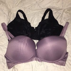 Maidenform Bali 40dd 40e purple black sexy cutebra